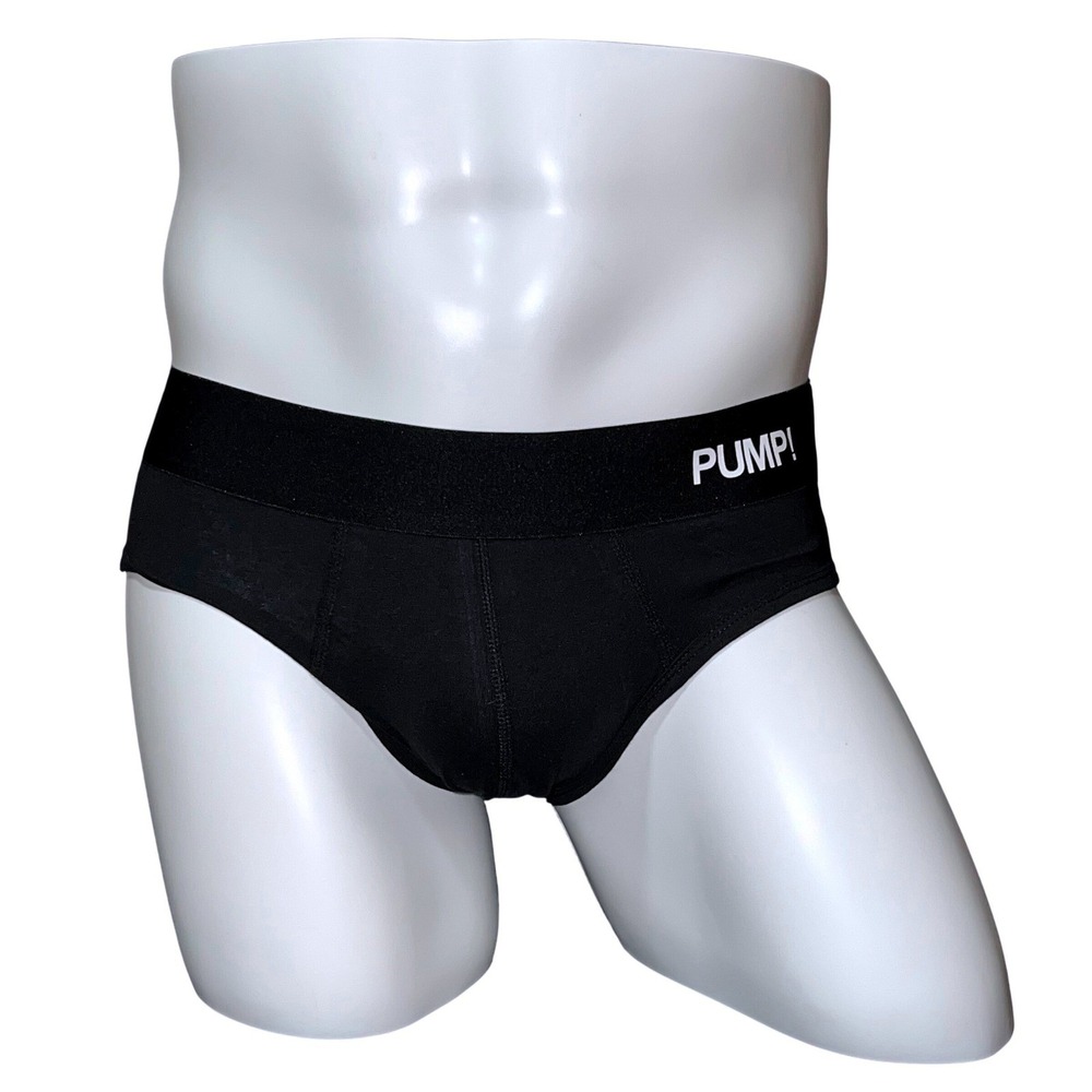 PUMP! Cotton Briefs Black Size XXL (34-36) PU002 NWT